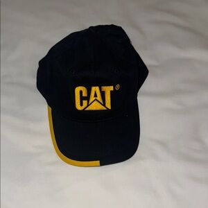 Cat -Caterpillar, Black and Yellow Cap